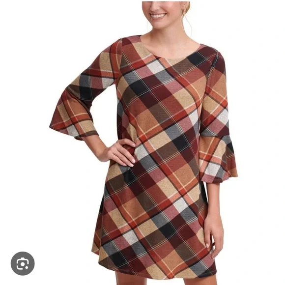 🎁Boutique Soft Plaid Dress🎁 - Picture 8 of 10